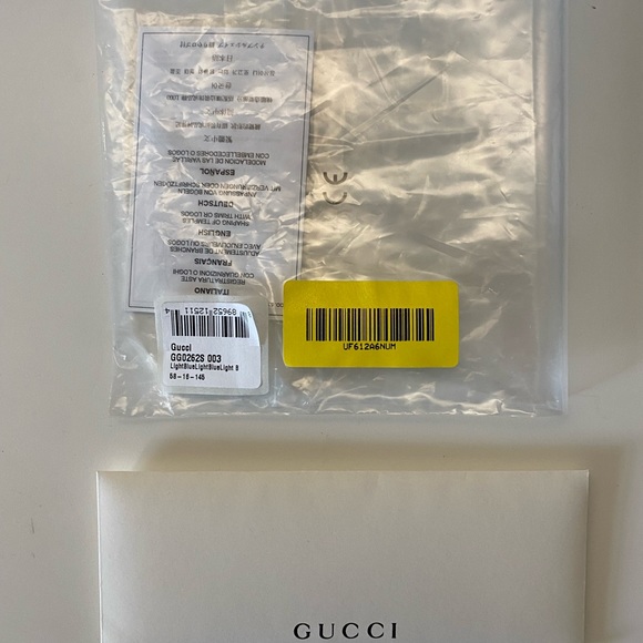 Gucci Mens Aviator Light Blue Sunglasses GG0262S - Picture 4 of 4